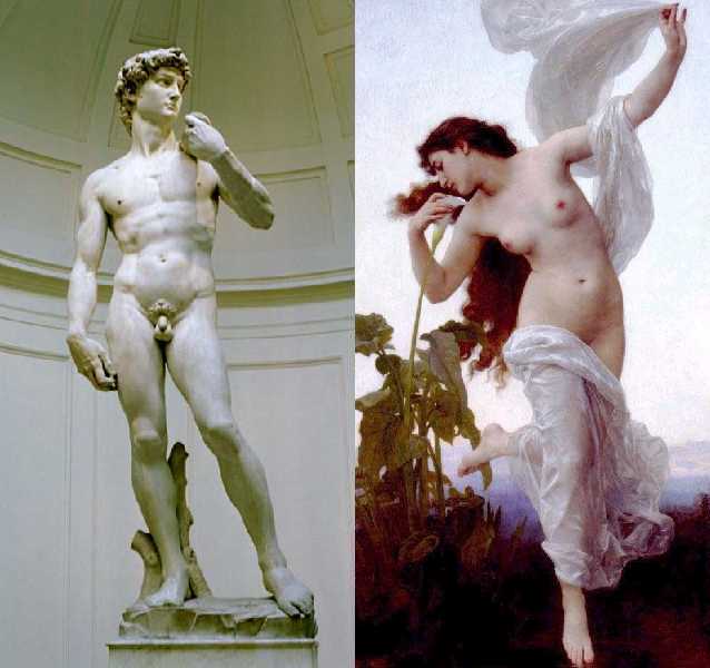 height Michelangelo+david
